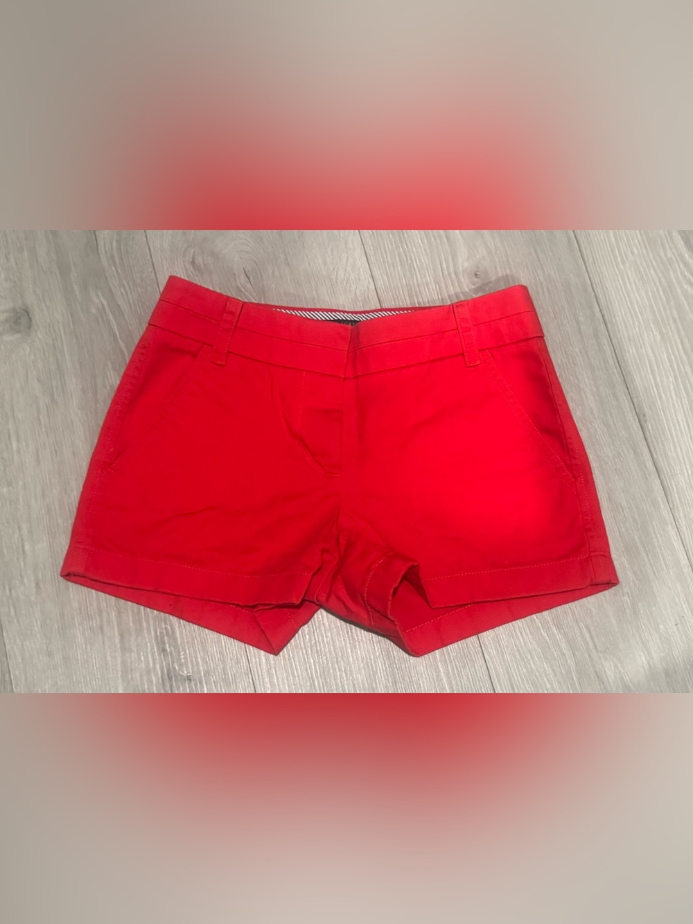 JCrew Women’s Red Chino Shorts 000